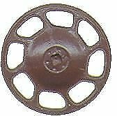 Kadee 2023 HO Scale Universal Type Brake Wheels pkg(8) -- Dark Box Car Red