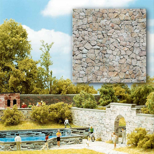 Busch 7422 HO Scale Natural Stone Sheets (2)