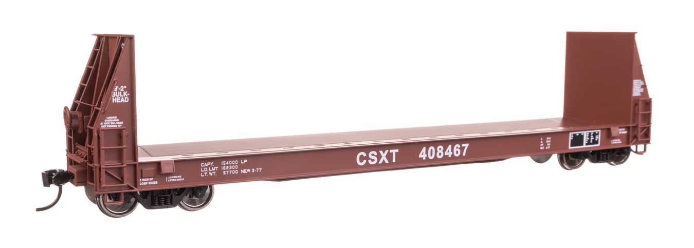 Walthers Proto 104517 HO Scale 50' Sieco Pulpwood Flatcar - Ready to Run -- CSX