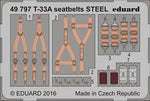 Eduard 49797 1/48 Seatbelts T33A Steel for LNR (Pre-Painted)