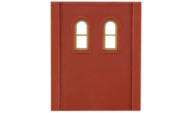 Design Preservation Models 30109 HO Scale Modular Building System(TM) -- Two-Story Wall Sections w/2 2nd Story Arched Windows - Kit