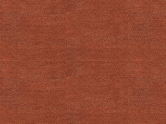 Noch 56910 N Scale 3D Cardboard Sheet, Clinker Brick Wall
