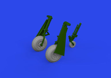Eduard 672369 1/72 P-51D Wheels Block Tread Brassin for EDUARD