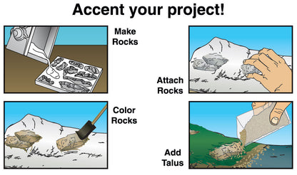 Woodland Scenics SP4121 All Scale Rock Making Kit