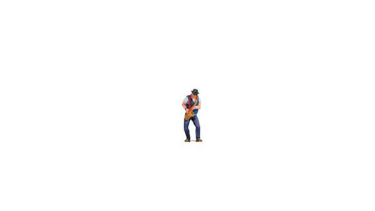 Noch 10412 HO Scale Saxophonist - Color 3D Print