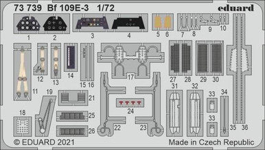 Eduard 73739 1/72 for SHY (Pre-Painted) Photo Etch Detail Set