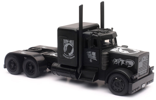 New Ray SS-11643 1/32 Peterbilt 379 Black Out POW/MIA Cab