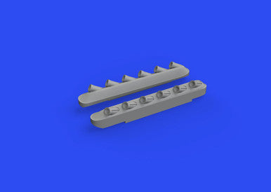 Eduard 672280 1/72 P-51B/C Exhausts Stacks w/fairing PRINT for ARMA