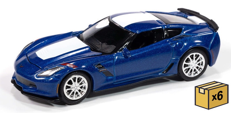 Auto World AWSP176-B-CASE 1/64 Corvette Grand Sport 2018 | Case Pack