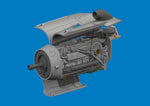 Eduard 672399 1/72 Bf 109G-10 WNF Engine PRINT Brassin for EDUARD
