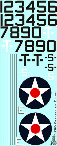 Gold Medal Models 3204D 1/32 Gold Medal Decals - TBD-1 Devastator
