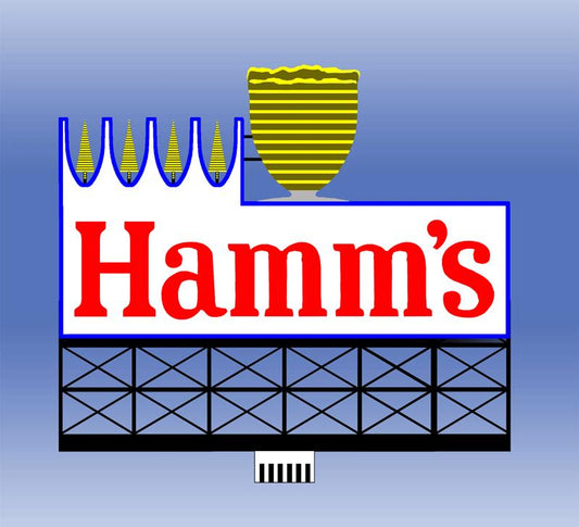 Miller Engineering 443452 HO/N Scale Hamm's Billboard