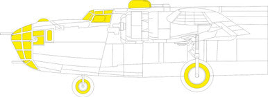 Eduard EX1101 1/48 B-24D MASK for HOBBY BOSS Kit