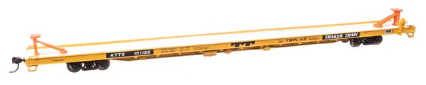 Walthers Mainline 5740 HO Scale 89' Channel Side Flatcar - Ready to Run -- Trail