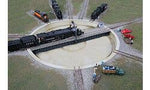 Walthers Cornerstone 933-2618 N Motorized 130' Turntable Assembled