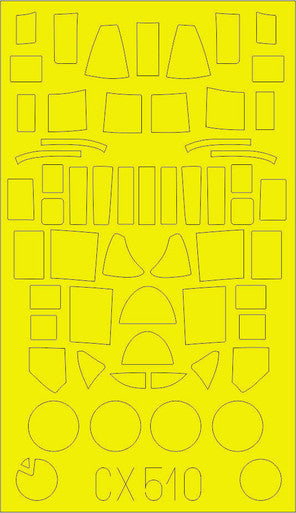 Eduard CX510 1/72 Mask P-61A for HBB Canopy Mask Set