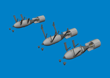 Eduard 6481082 1/48 P-40 250lb MC British Bombs PRINT Brassin for
