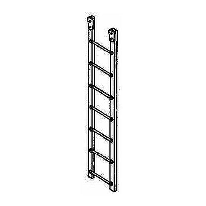 details west 1006 ho scale ladder 7 rung w brackets pkg4