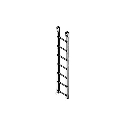 details west 1006 ho scale ladder 7 rung w brackets pkg4