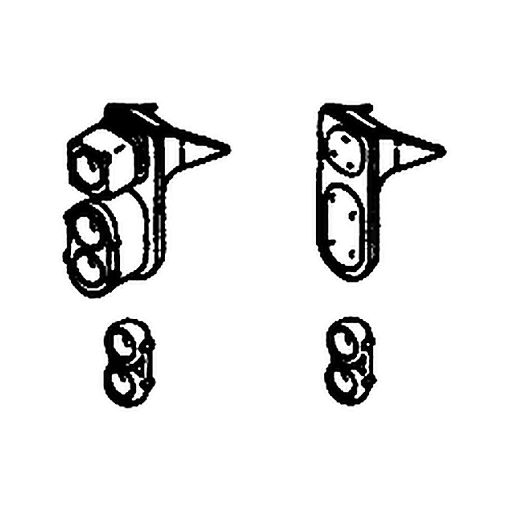 details west 104 ho scale headlight sets sp mars lights sd7 9 end pkg6