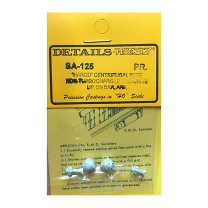 details west 125 ho scale spark arrestors super harco centrifugal pkg2