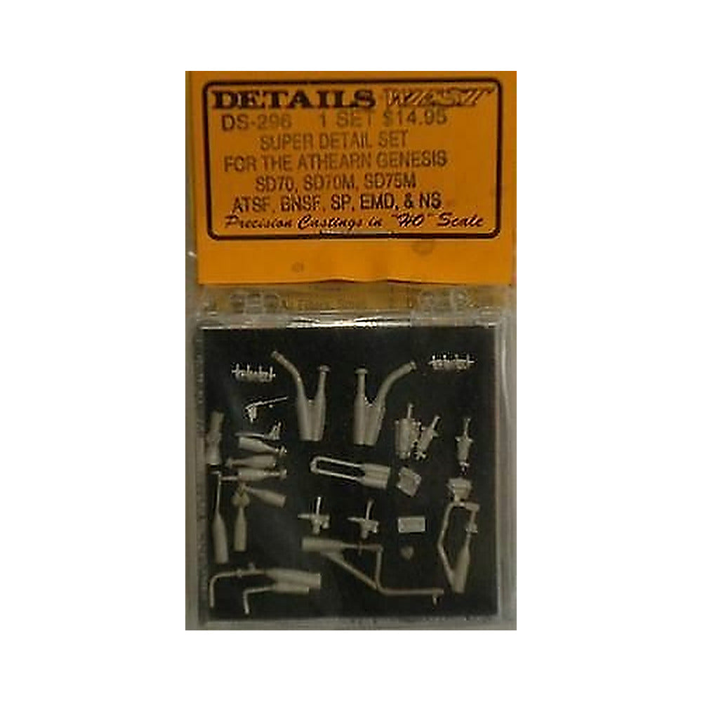 details west 296 ho scale detail kit for athearn genesis for sp atsf bnsf