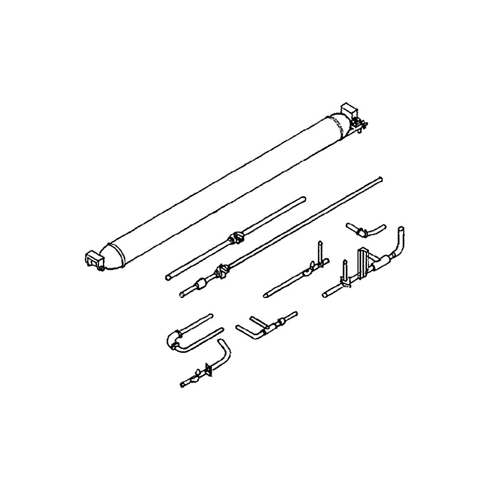 details west 304 ho scale air tank detail set w pipes