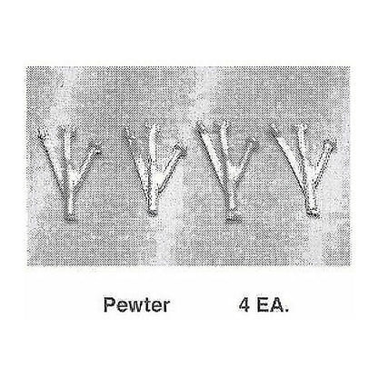 details west 323 ho scale flag holder brackets all f units pkg4