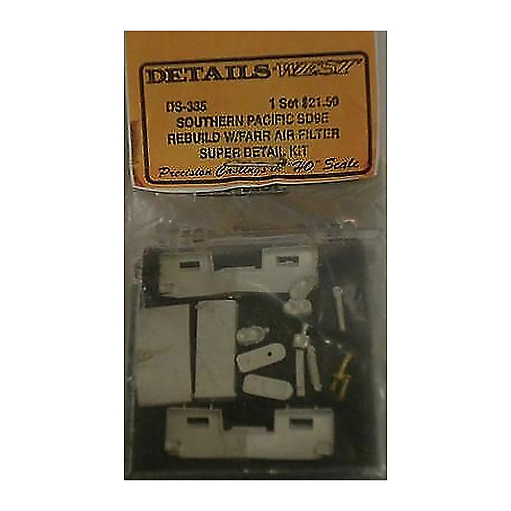 details west 335 ho scale super detail kit for rebuilt sd9e so pac 33 pieces
