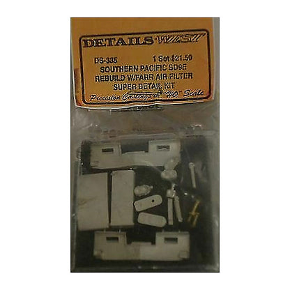 details west 335 ho scale super detail kit for rebuilt sd9e so pac 33 pieces
