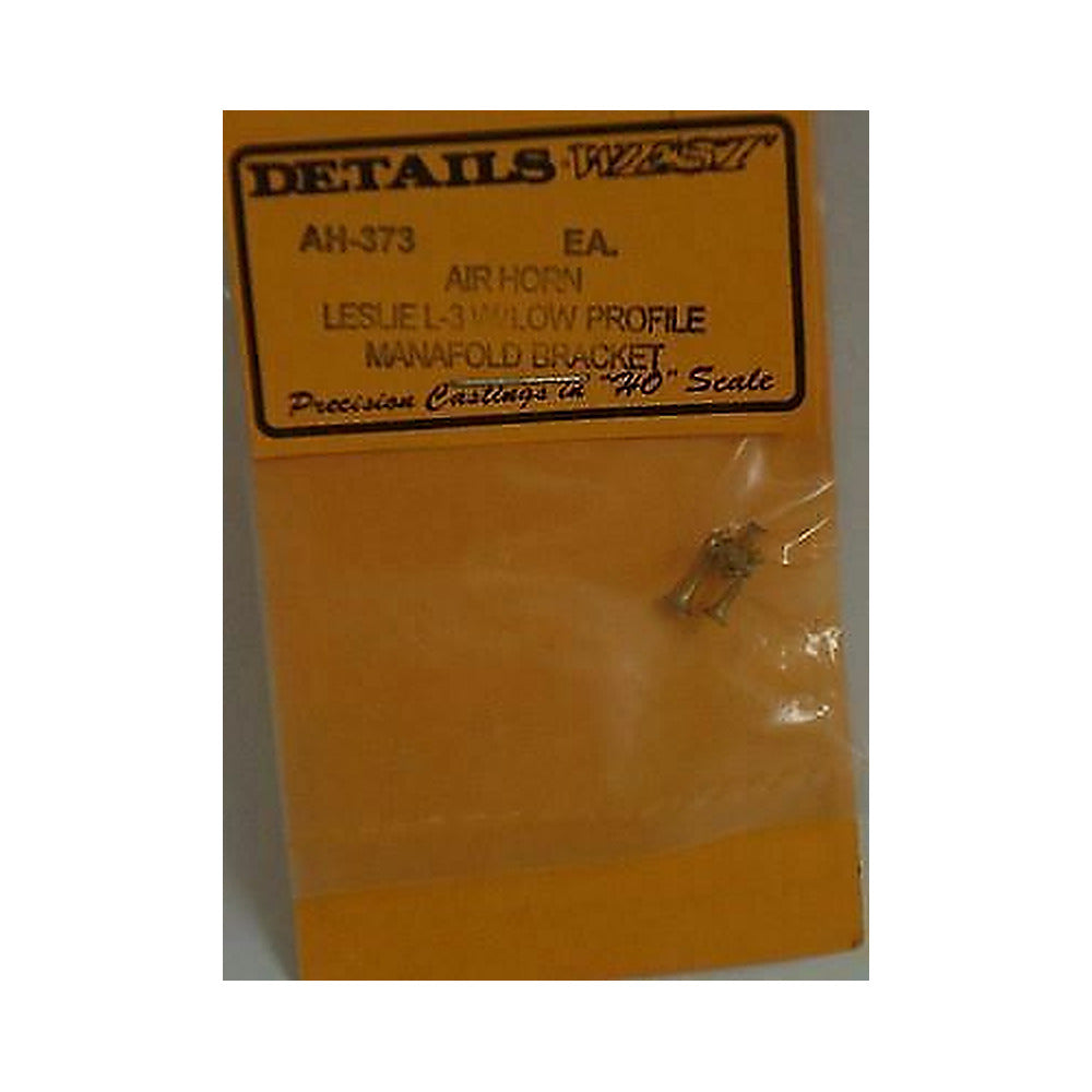 details west 373 ho scale leslie air horns l 3 w low profile manifold bracket