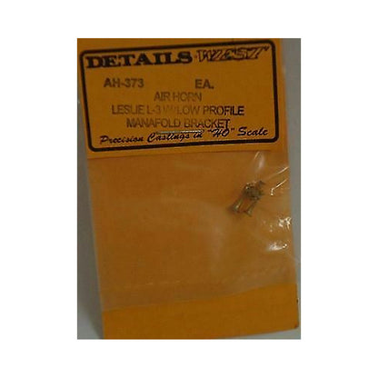details west 373 ho scale leslie air horns l 3 w low profile manifold bracket