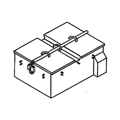 details west 911 ho scale battery vaults large