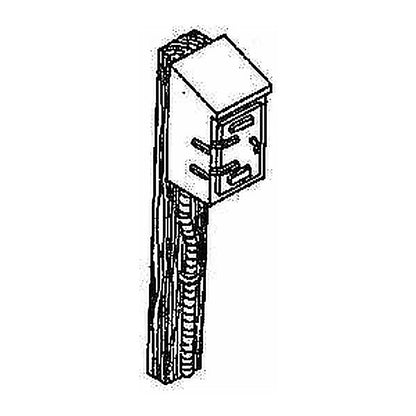 details west 912 ho scale telephone box with wood post