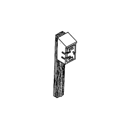 details west 912 ho scale telephone box with wood post