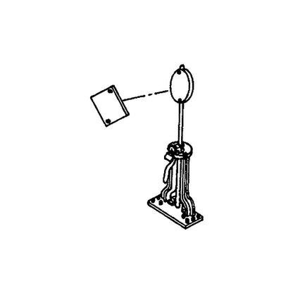 details west 915 ho scale switch stands style 2 pkg2