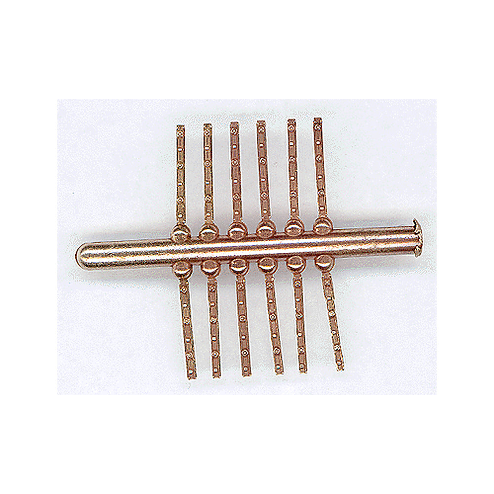 details west 934 ho scale code 70 railbars 4 6 bolt brass pkg12