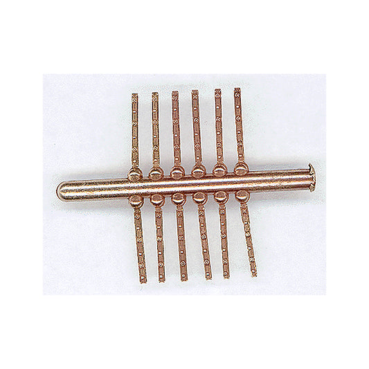 details west 934 ho scale code 70 railbars 4 6 bolt brass pkg12