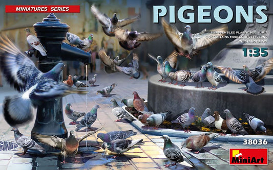 Miniart Models 38036 1/35 Pigeons (36)