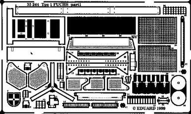 Eduard 35244 1/35 FUCHS for RMG Photo Etch Detail Set