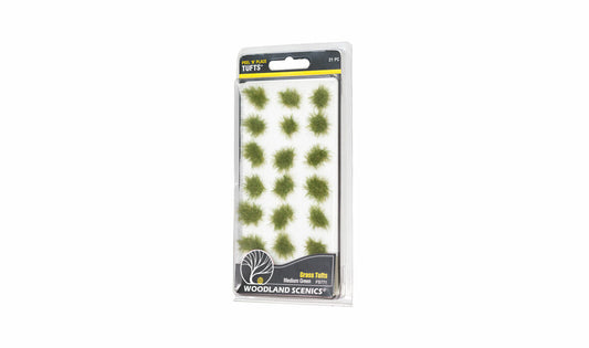 Woodland Scenics 771 All Scale Peel 'n' Place Tufts -- Medium Green Grass