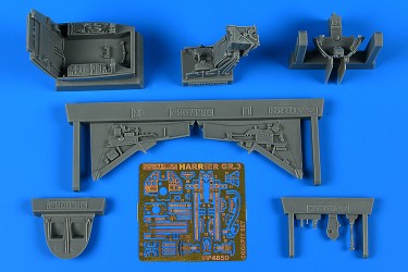 Aires 4850 1/48 Harrier GR3 Cockpit Set For KIN