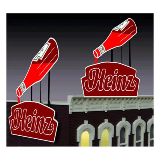 Miller Engineering 1082 HO/N Scale HeinZ Sign