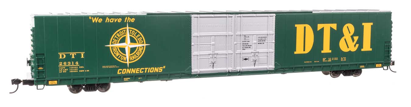 Walthers Proto 102115 HO Scale 86' Pullman-Standard Double-Door Hi-Cube Boxcar -