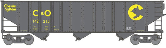 Bachmann 18744 HO Bethlehem Steel 100-Ton 3-Bay Hopper Chessie System (C&O) #142