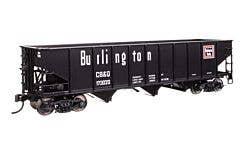 Walthers Mainline 910-56741 HO 70-Ton 3-Bay Hopper CB&Q #173020