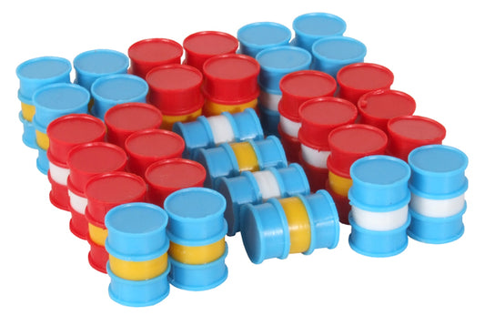 Kibri 39386 1/87 Oil Drums Plastic Model Kit, 32 Drums