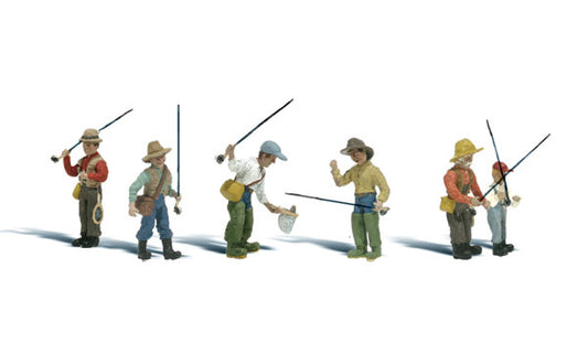 Woodland Scenics A1910 HO Scale Fly Fishermen