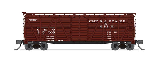 Broadway Limited 6590 N Stock Car No/Sd C&O 2Pk