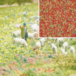 Busch 7357 A Scale Foam Flock Ground Cover -- Summer Flowers 6-3/4oz 200ml